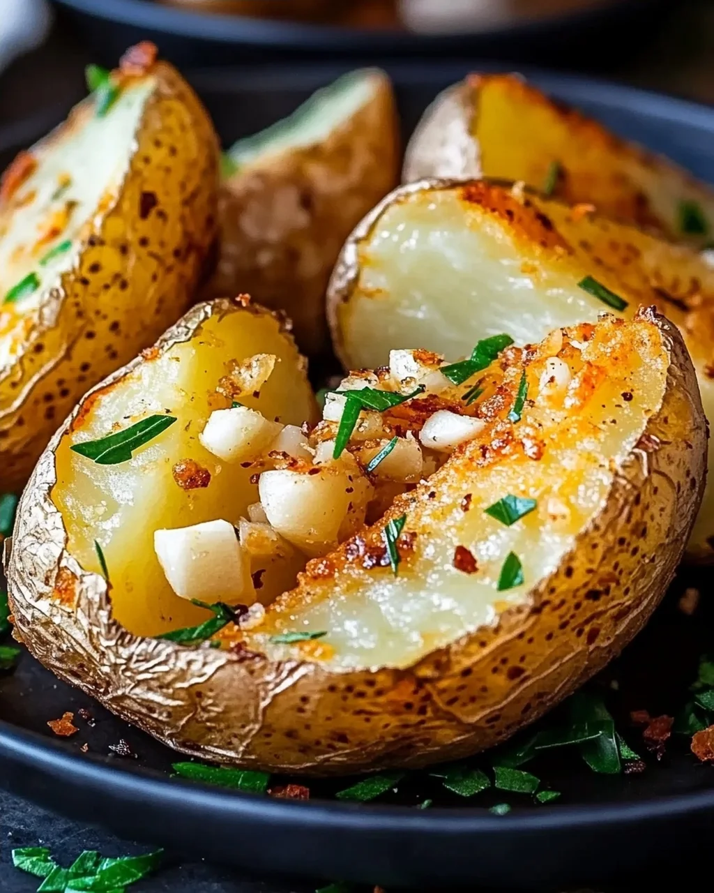 Würzige Ofenkartoffel aus der Heißluftfritteuse