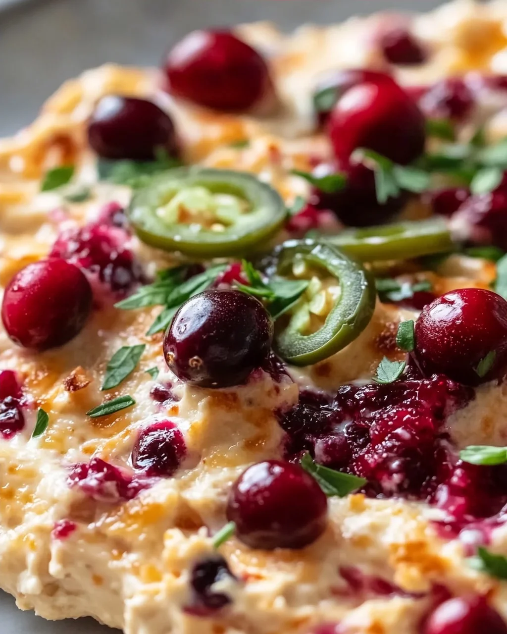 Würziger Weihnachts-Cranberry-Jalapeno-Dip für Festtage