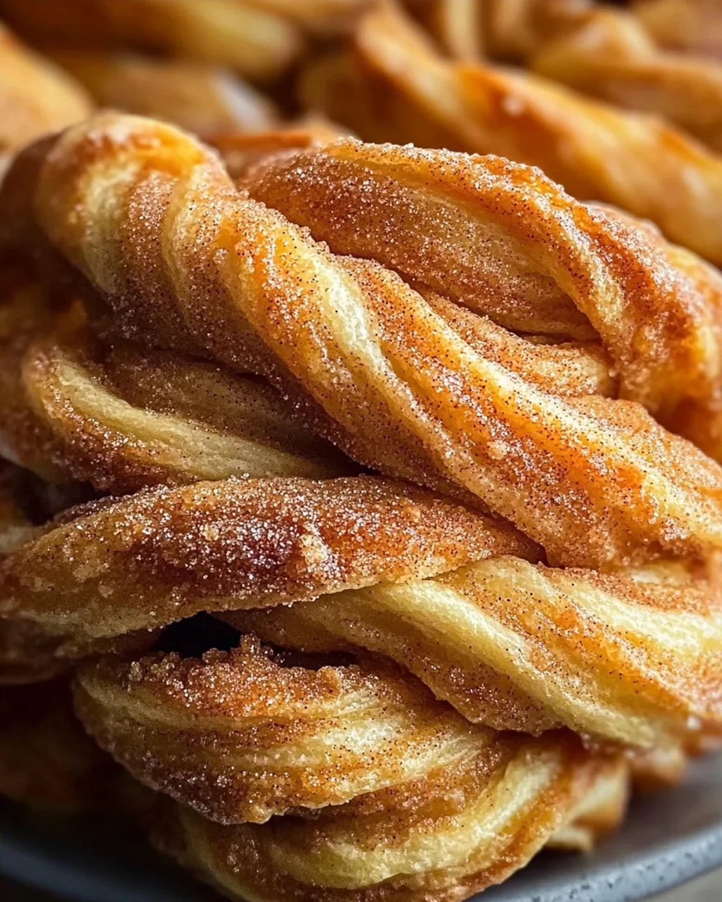 Zimt Zucker Twists aus Blätterteig