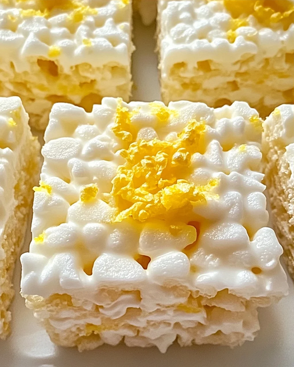 Zitronen Rice Krispy Leckerbissen für jeden Anlass