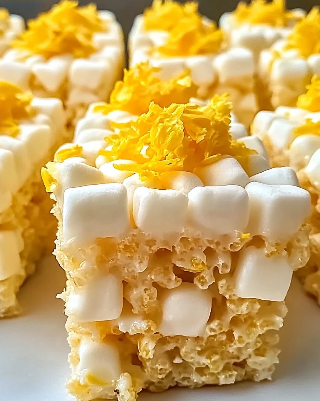 Zitronen Rice Krispy Leckerbissen für jeden Anlass