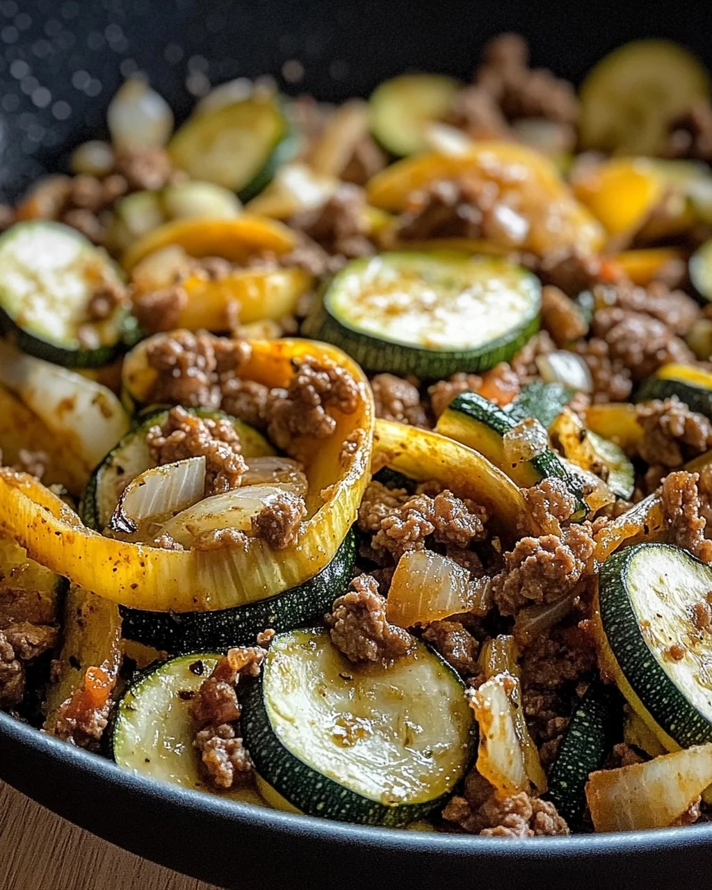 Zucchini-Hack-Pfanne