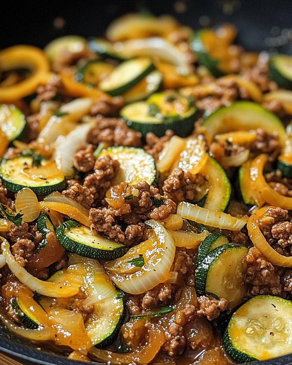 Zucchini-Hack-Pfanne