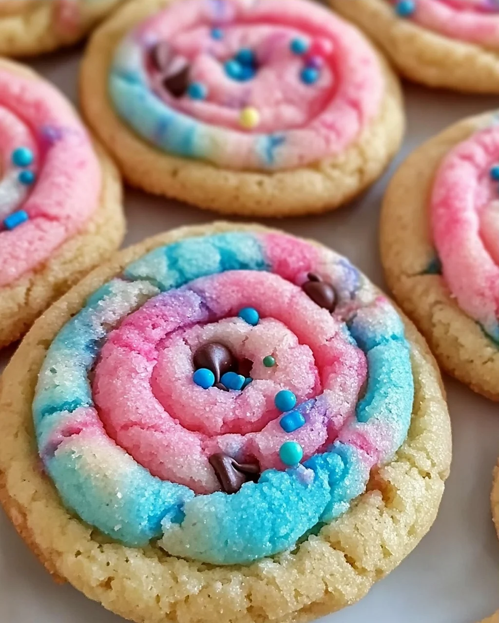 Zuckerwatte Kekse für die perfekte Nascherey