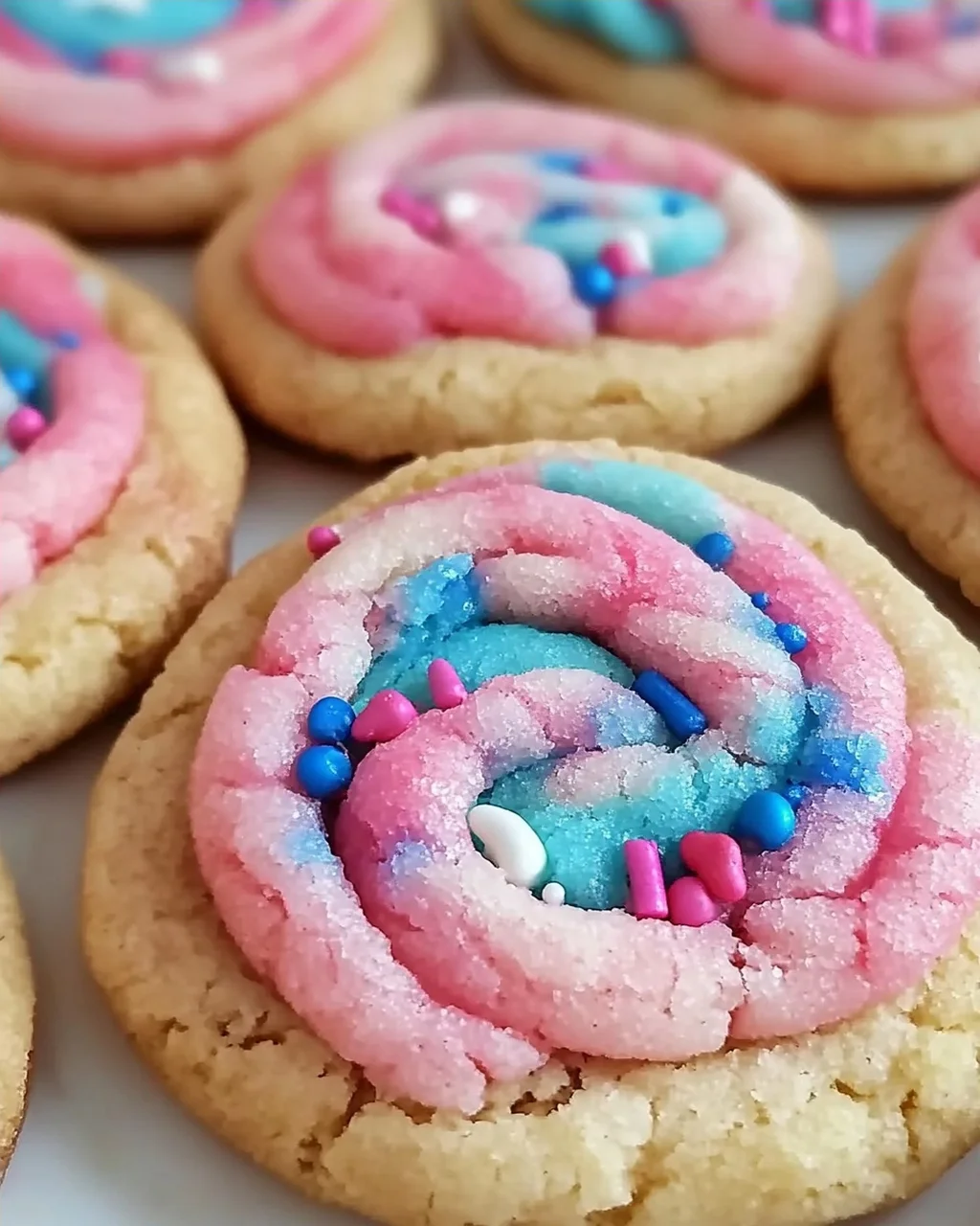 Zuckerwatte Kekse für die perfekte Nascherey